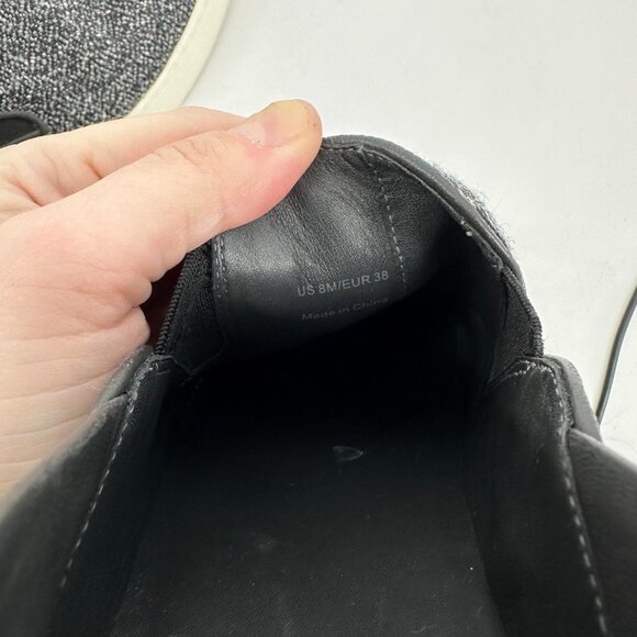 Vince Women's Garvey Slip-On Platform Sneaker Black Grey Tweed Size 8 - Picture 8 of 9